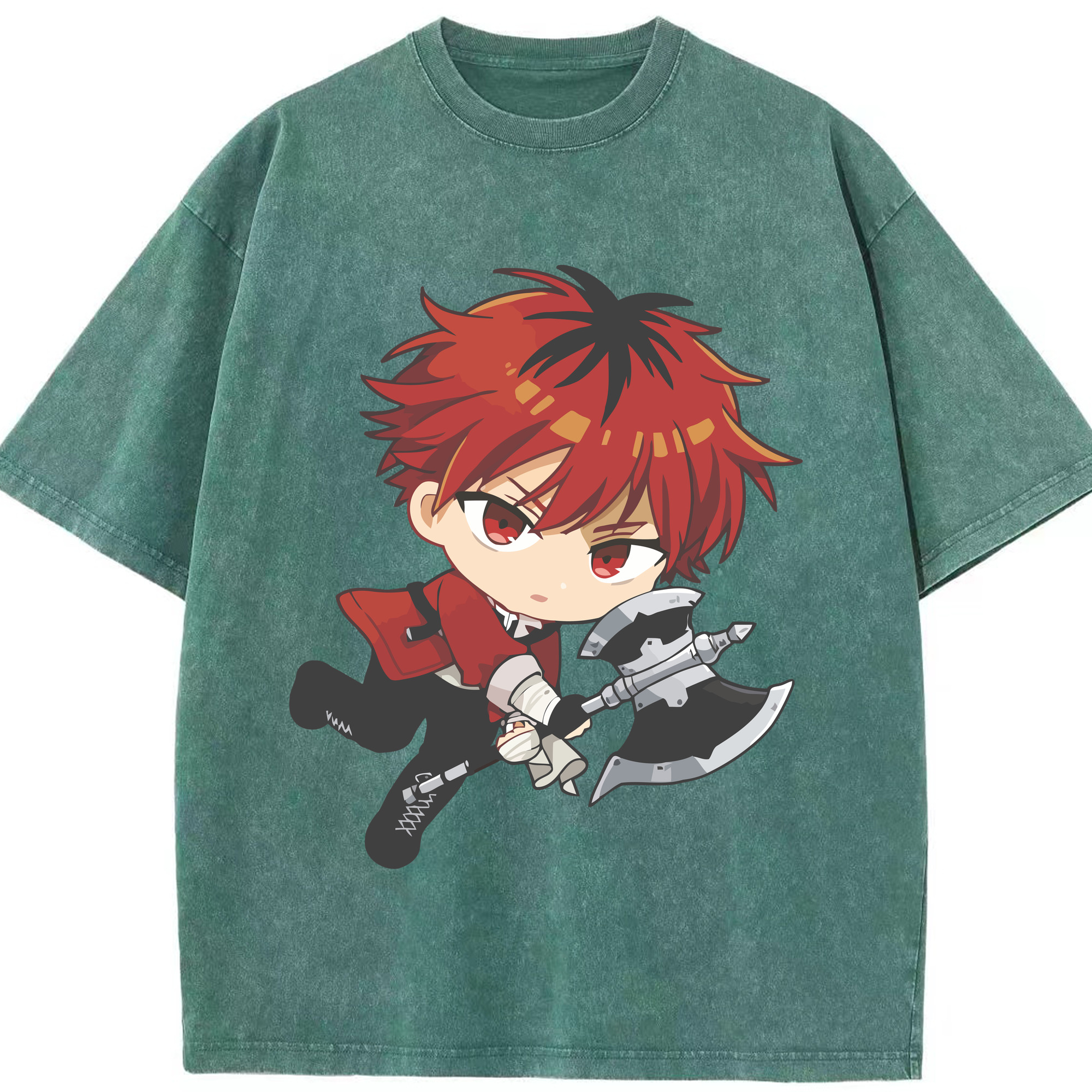 （画像用） 葬送のフリーレン Frieren 綿100% ヴィンテージ風 半袖Tシャツ（フロントプリント）